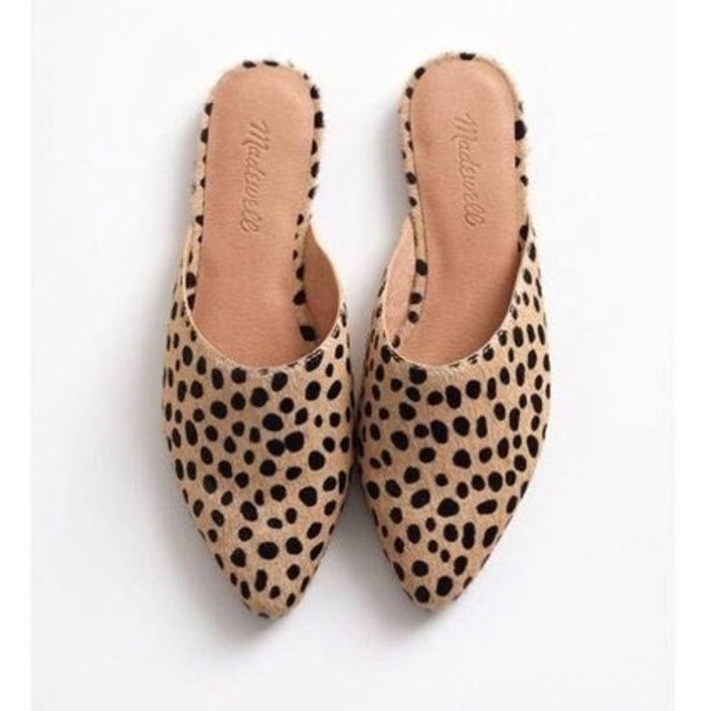 Madewell Remi Mule in Spotted Sand Dunes
